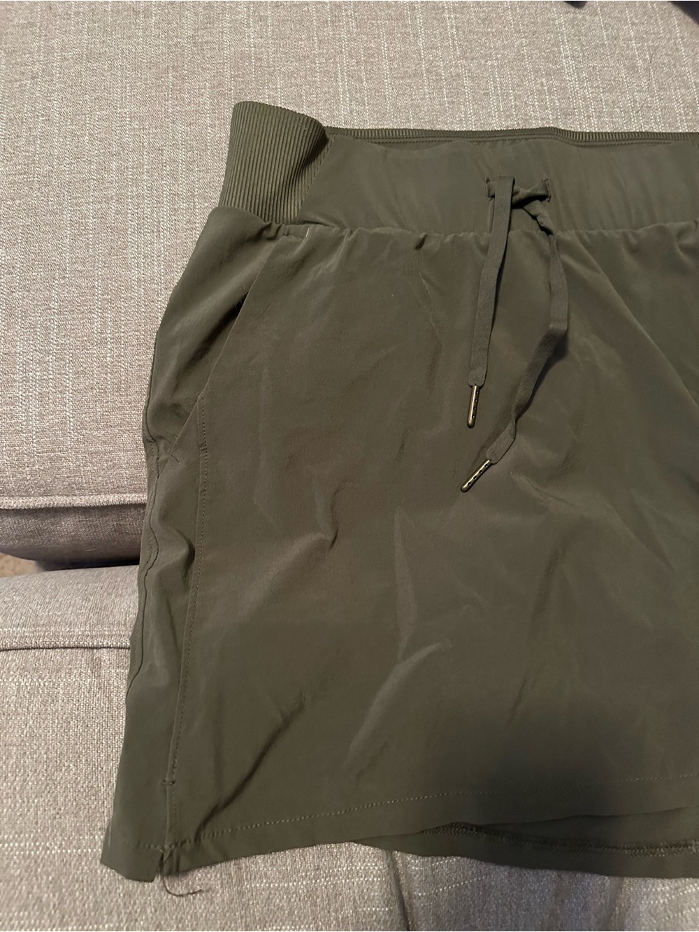 2-for 1- all in motion Olive Green Active Skort